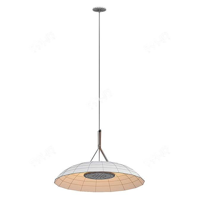 Contemporary Volo Pendant Light Fixture 3D model image 3