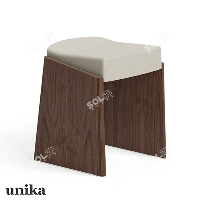 Modular Ki Stool - Zero Waste 3D model image 6