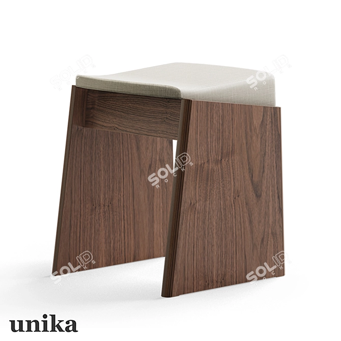 Modular Ki Stool - Zero Waste 3D model image 7