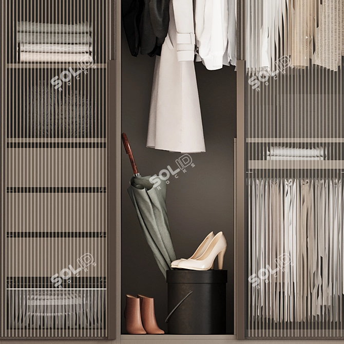 Handcrafted Metal Village Houses Display 3D model image 3