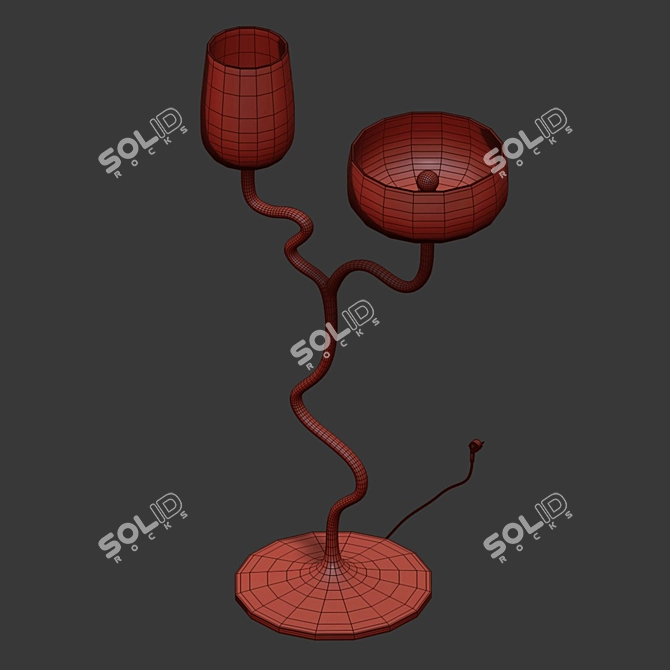 Romantic Aura Standing Light 3D model image 2