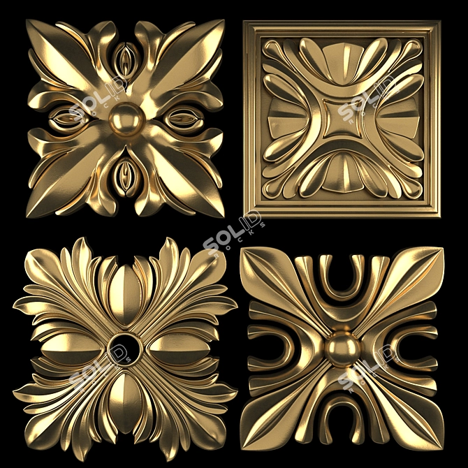 Ornament Design Pack with 3D Modeling 3D model image 1