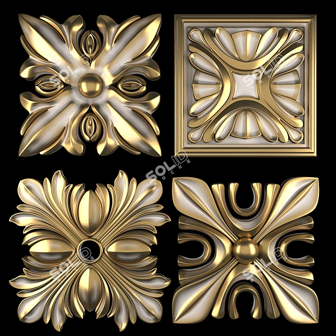 Ornament Design Pack with 3D Modeling 3D model image 3