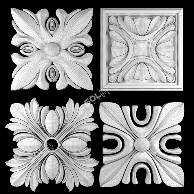 Ornament Design Pack with 3D Modeling 3D model image 5