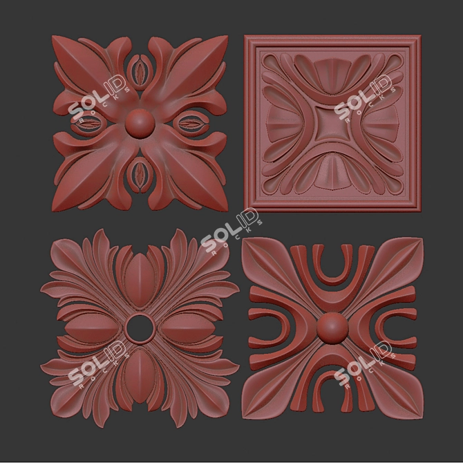 Ornament Design Pack with 3D Modeling 3D model image 6