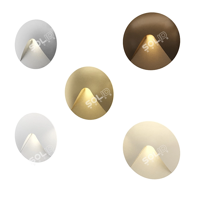 Integrator LED Step Light: Modern Minimalist 3D model image 2