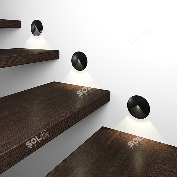 Integrator LED Step Light: Modern Minimalist 3D model image 5