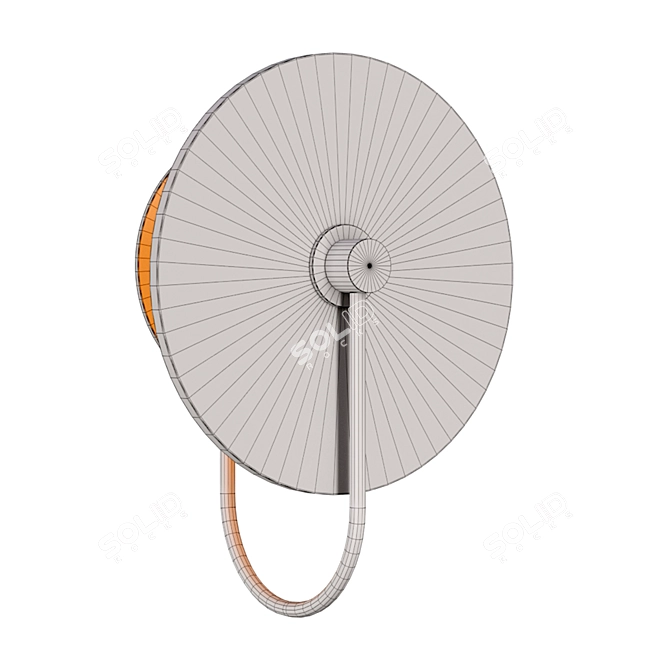 Title: Modern Lambert B Wall Light 3D model image 3