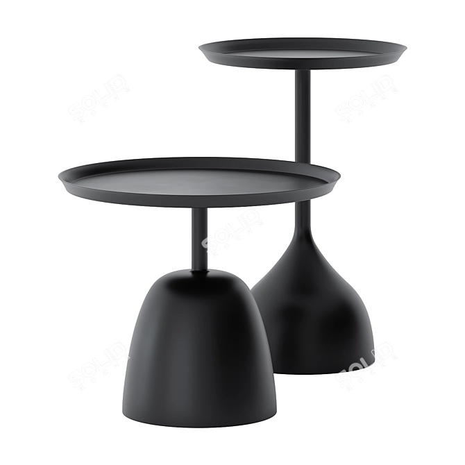 Madelyn Goblet Coffee Tables Collection 3D model image 1