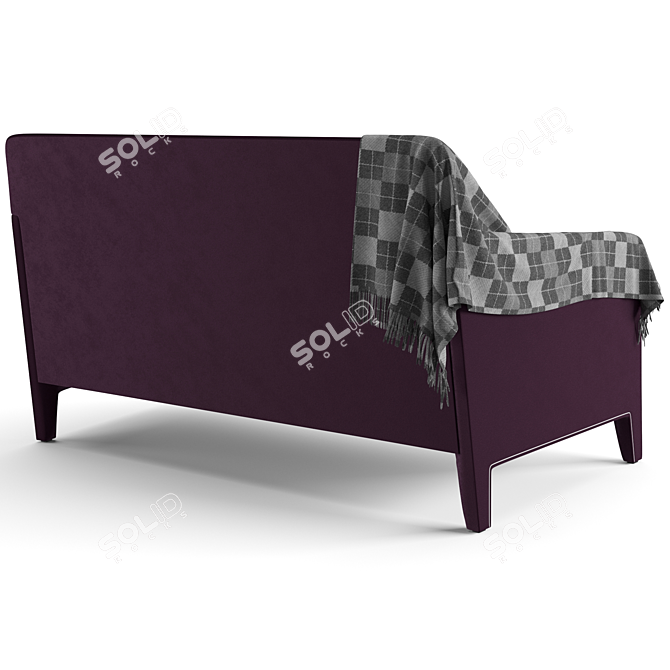 Luxurious Fendi Casa Sabrina Sofa 3D model image 4
