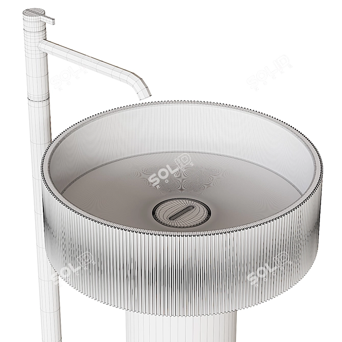 Modern Freestanding Washbasin Filorigo Set 3D model image 5