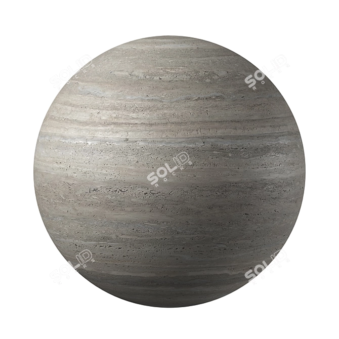 Travertine Seamless 3D Tile Model 3D model image 11