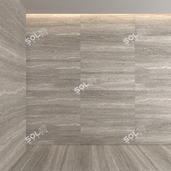 High-quality Travertine 3D Model 3D model image 4