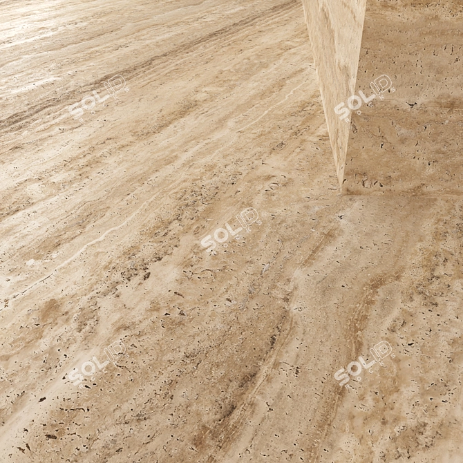 Travertine Seamless 3D Model Texture 3D model image 3