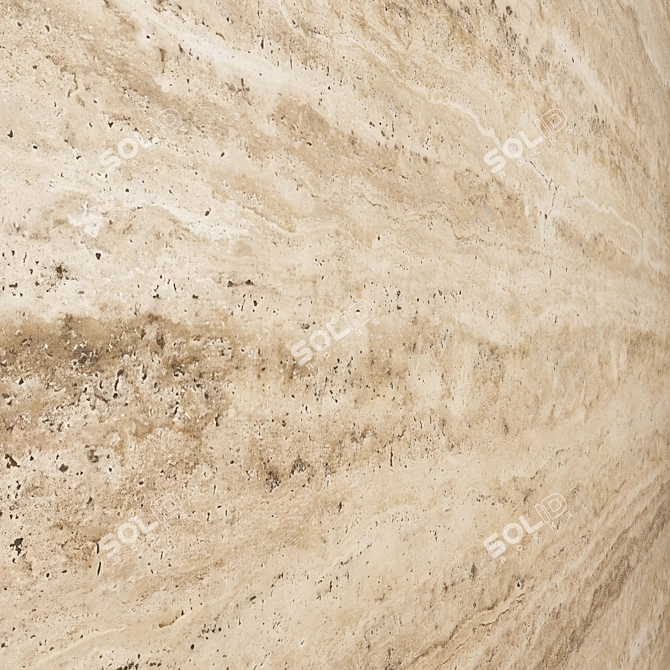 Travertine Seamless 3D Model Texture 3D model image 5