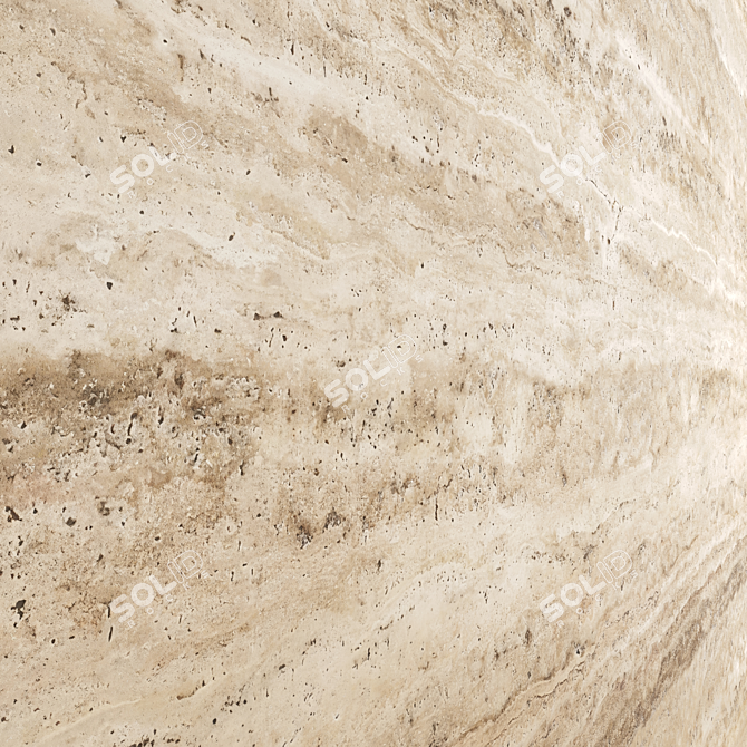 Travertine Seamless 3D Model Texture 3D model image 8