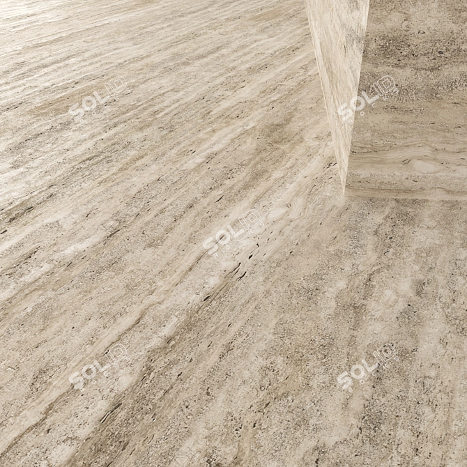 Travertine 3D Tiles Model Set 3D model image 3