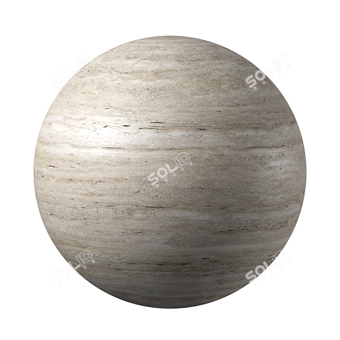 Travertine 3D Tiles Model Set 3D model image 12