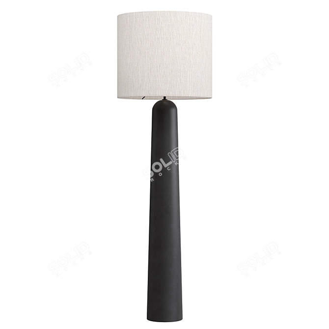 Elegant Floor Lamp Sedona 3D model image 1