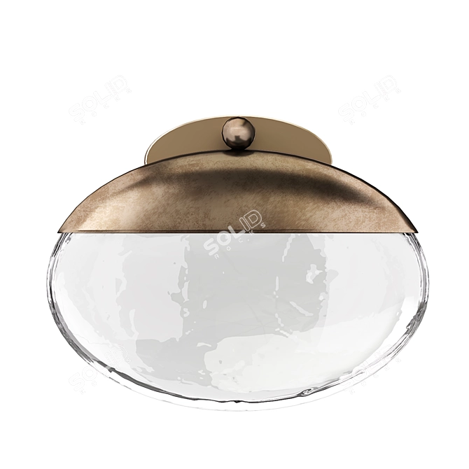 Elegant Gaia Wall Light 3D model image 1