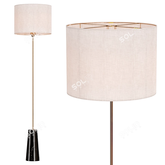 Modern Kelme B FL Floor Lamp 3D model image 1