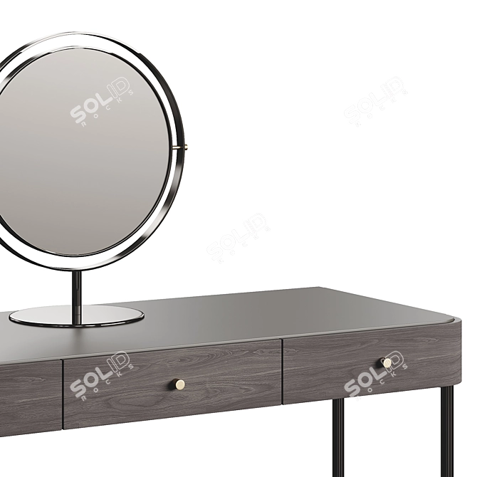 Elegant Rosie Dressing Table 2024 3D model image 4