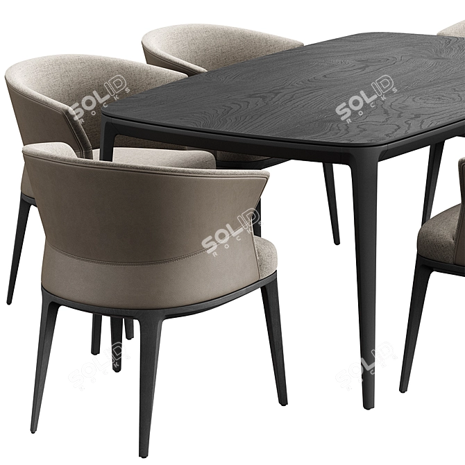 Modern Playground Dining Set 3D model image 3
