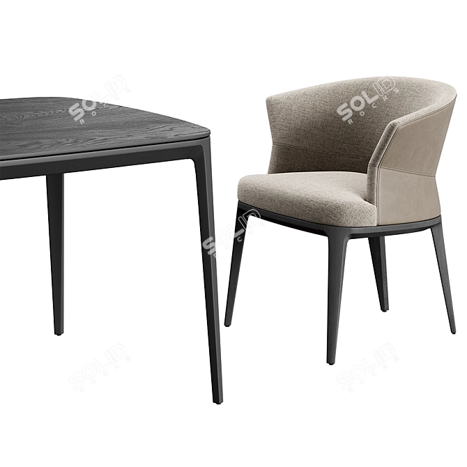 Modern Playground Dining Set 3D model image 5