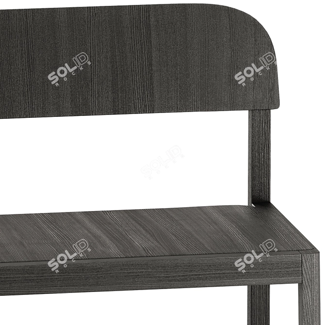 Muuto Wooden Workshop Bench 3D model image 4