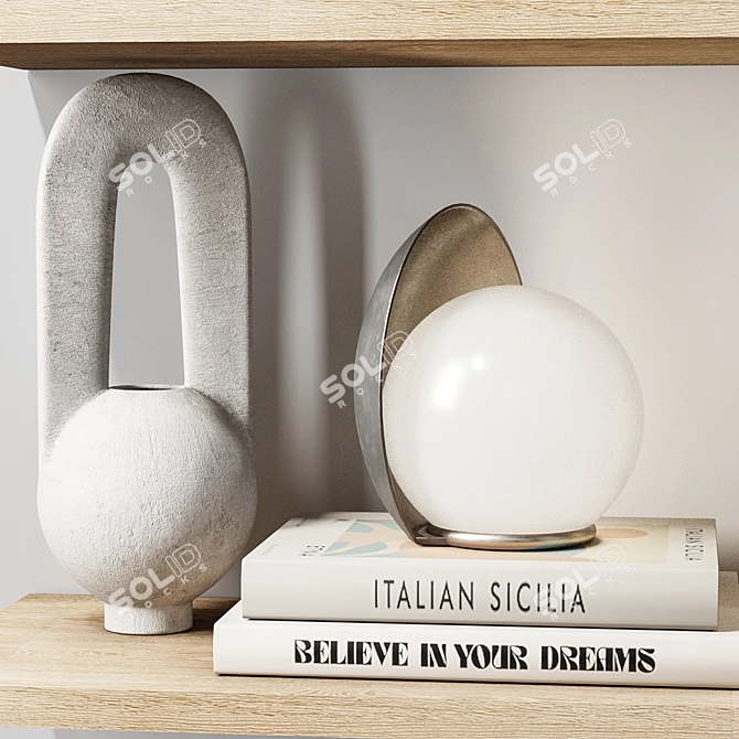 High-Quality Decor Set with Textures 3D model image 3