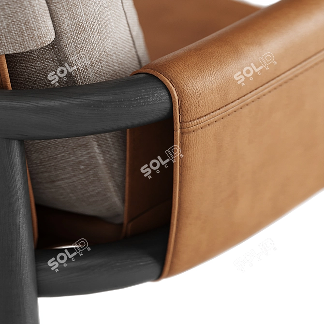 Luxury Teresa Armchair by Meridiani 3D model image 3