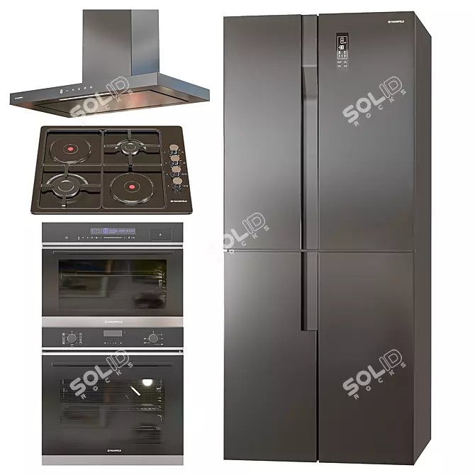 Maunfeld 5-Piece Kitchen Appliance Set 3D model image 1