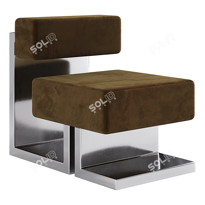  Modern Vitamin Chair: Steel Design 3D model image 2