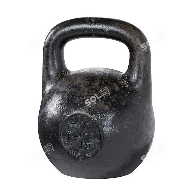 Fitness Training Kettlebell 3D model image 4