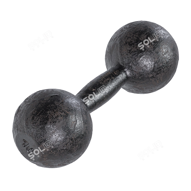 Fitness Training Kettlebell 3D model image 5