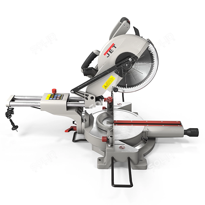 JET Compound Miter Saw 3D model image 5