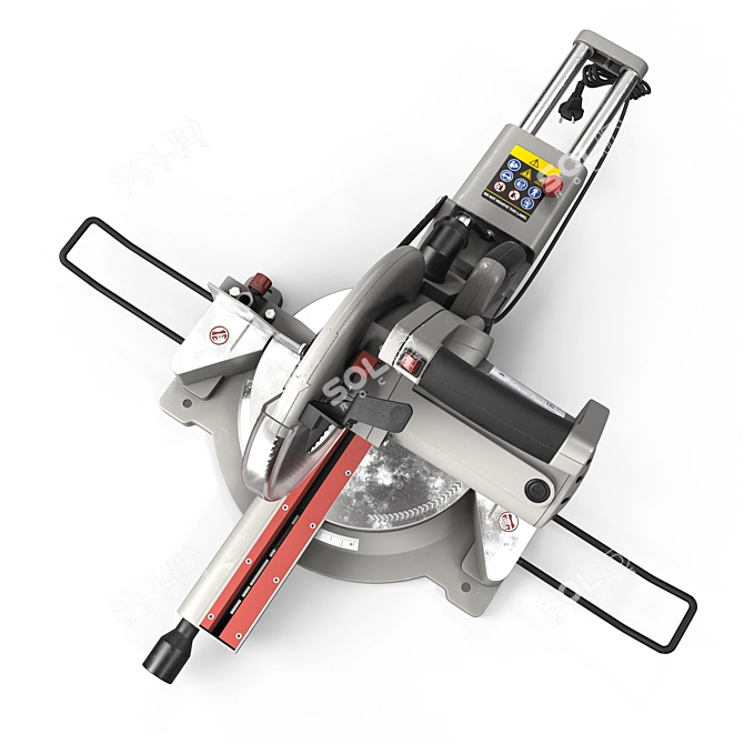 JET Compound Miter Saw 3D model image 6