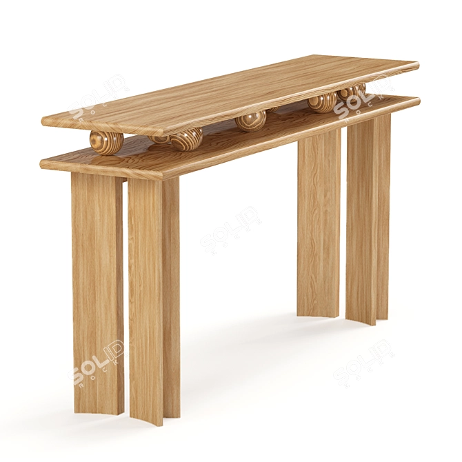 Beyond Ordinary Console Table 3D model image 1