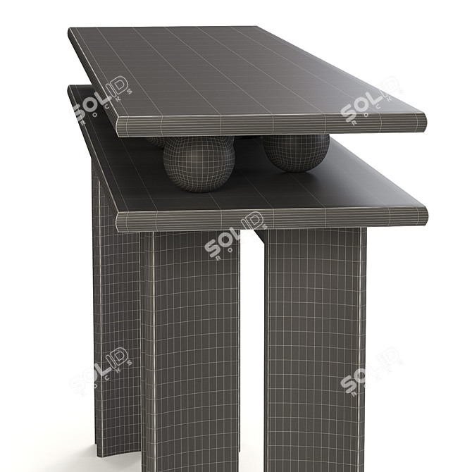 Beyond Ordinary Console Table 3D model image 4