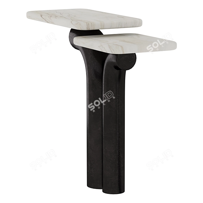 Wooddi Dragée Console Set 3D model image 2