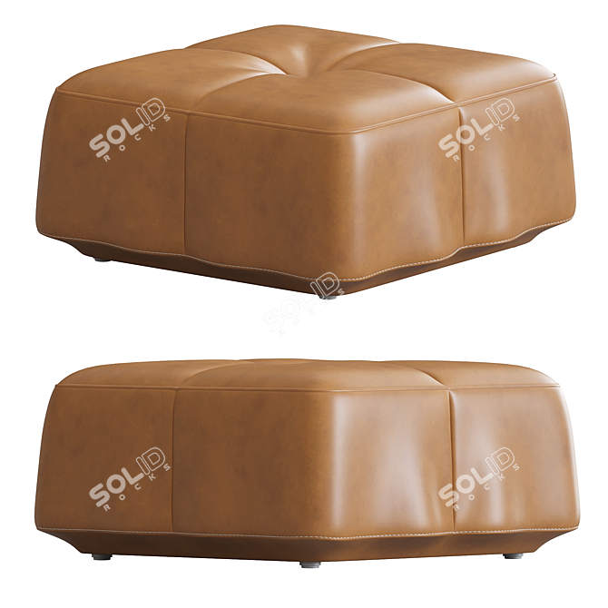 Modern Design Ottoman de Sede 3D model image 1