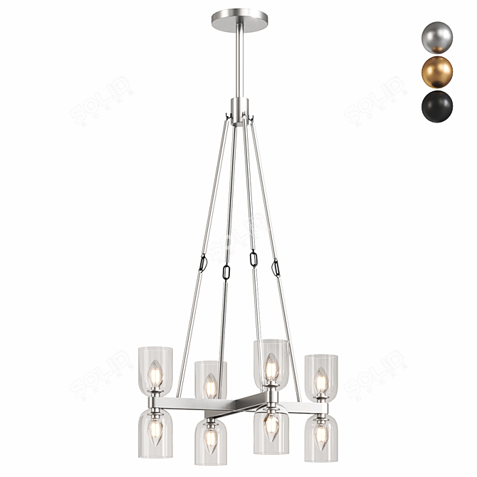 Contemporary Lucian Lighting Fixture 3D model image 1