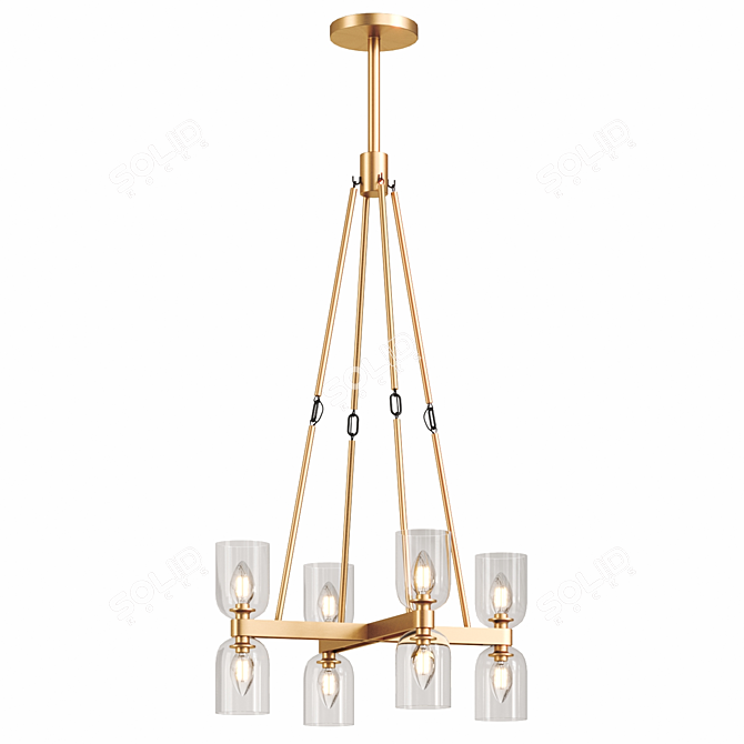 Contemporary Lucian Lighting Fixture 3D model image 3