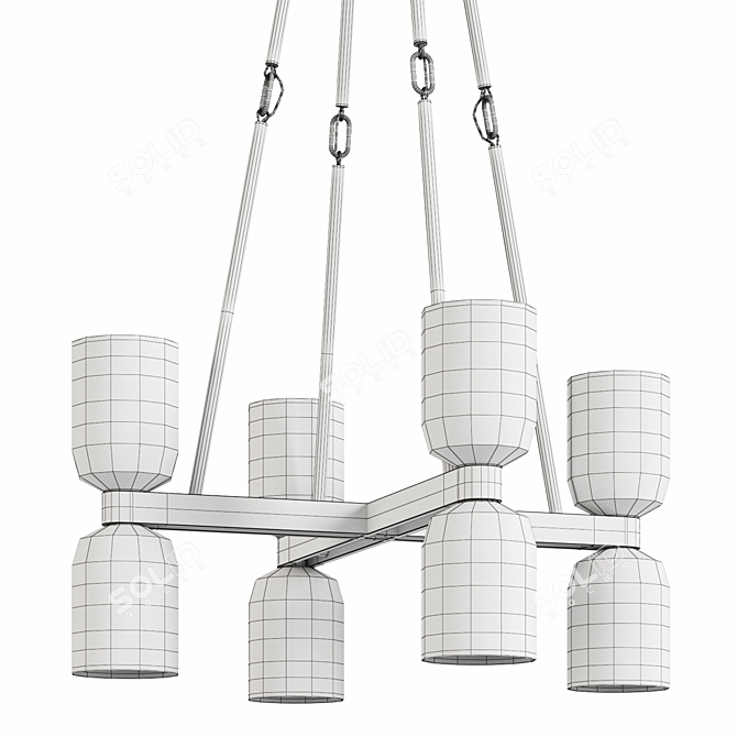 Contemporary Lucian Lighting Fixture 3D model image 7