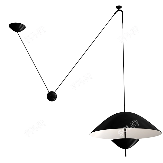 Ferm Living LOD Pendant 3D model image 1