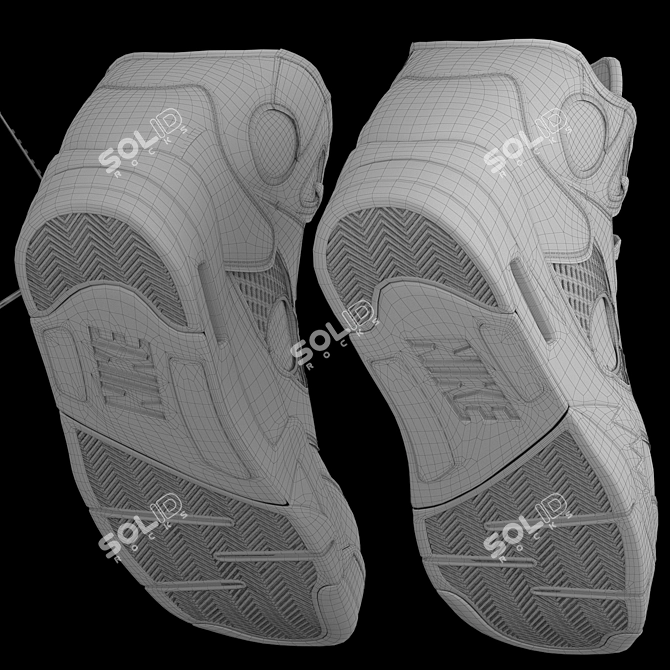 Off-White Military Monster Sneaker Model 3D model image 9