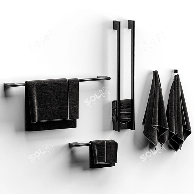 Luxury Bathroom Set by Ceadesign 3D model image 1