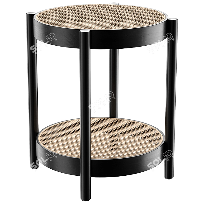  Modern Corona Side Table 460mm 3D model image 1