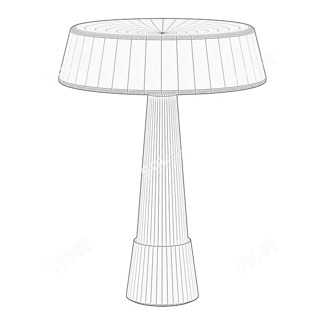 Geometric Modern Lighting Fixture 3D model image 2