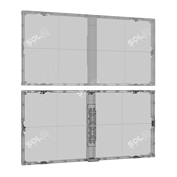 Dynamic Pixel Control Transparent Screen 3D model image 4